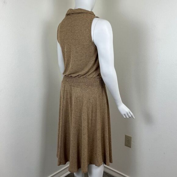 Soft Surroundings Womens Size L Tall Kerry Cowl Neck Swing Midi Pullover Dress - Picture 13 of 17